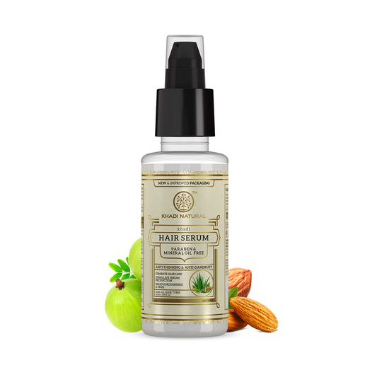 Khadi Natural Herbal Hair Serum SLS & Paraben Free Anti-Dandruff Damage Repair (50ml)