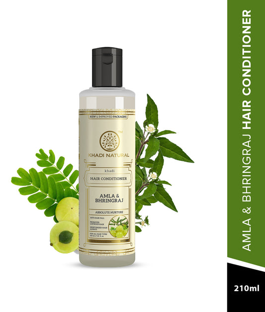 Khadi Natural Amla & Bhringraj Conditioner Anti Hair Fall & Smooth Hair 210ml