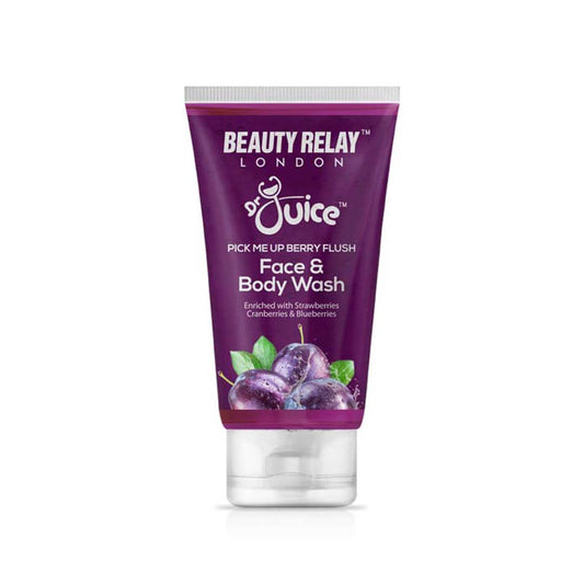 Dr. Juice Pick Me Up Berry Flush Face & Body Wash Enriched With Strawberry, Cranberry, Blueberry, Aloe Vera