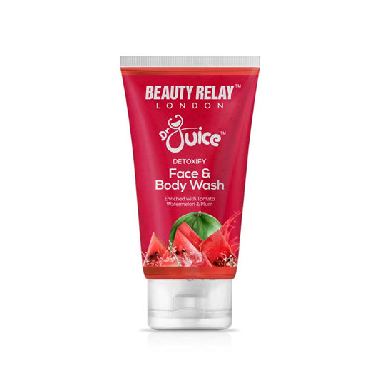 Dr. Juice Detoxify Face & Body Wash Enriched With Tomato, Watermelon, Plum, Aloe Vera, Olive Oil