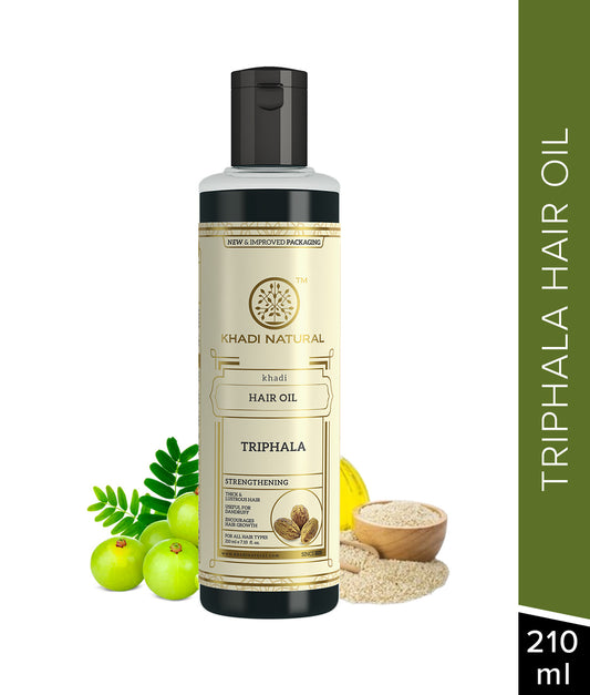 Khadi Natural Trifala Hair Oil Strengthening Herbal Care (210ml)