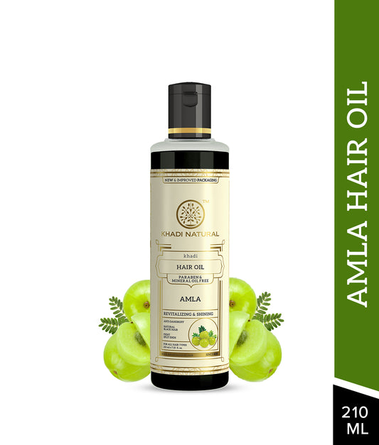 Khadi Natural Pure Amla Hair Oil Paraben & Mineral Oil Free (210ml)