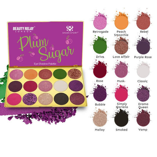 Plum Sugar Eye Shadow Palette - 45 gm
