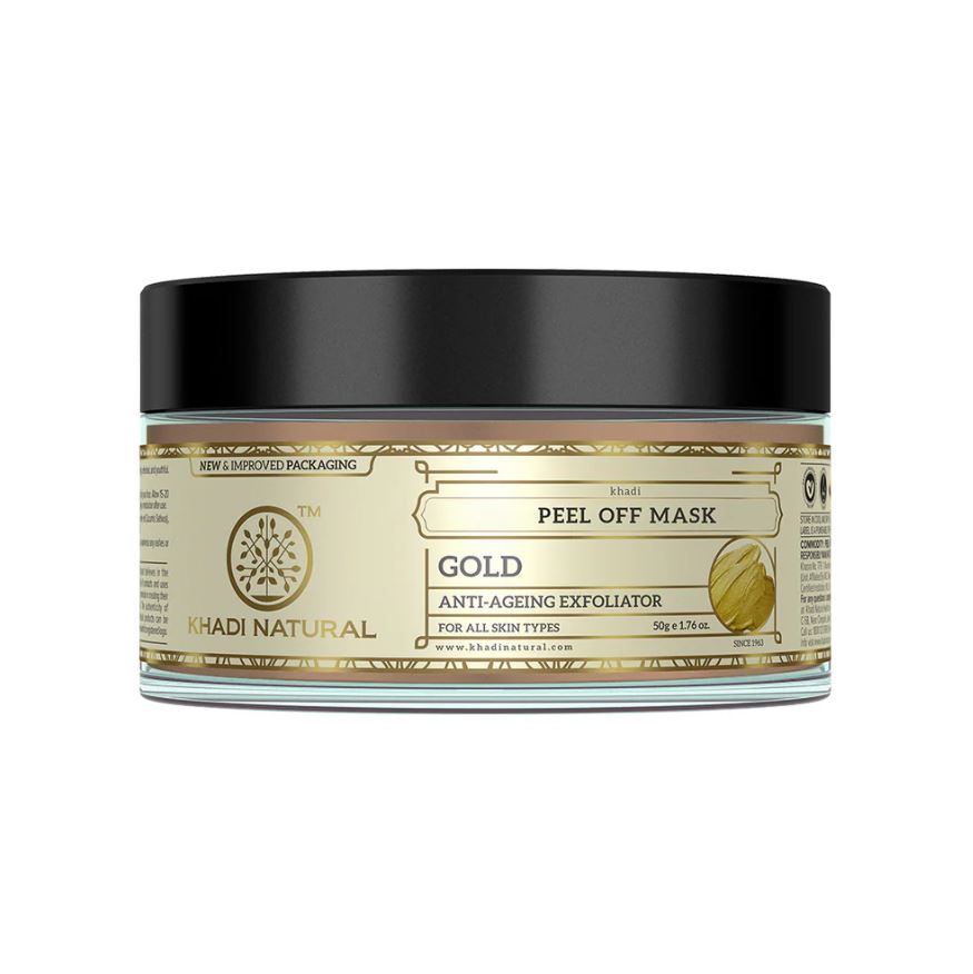 Khadi Natural Gold Peel Off Mask - 50gm