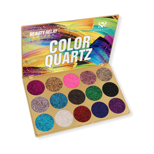 Color Quartz Eye Shadow Palette - 45 gm