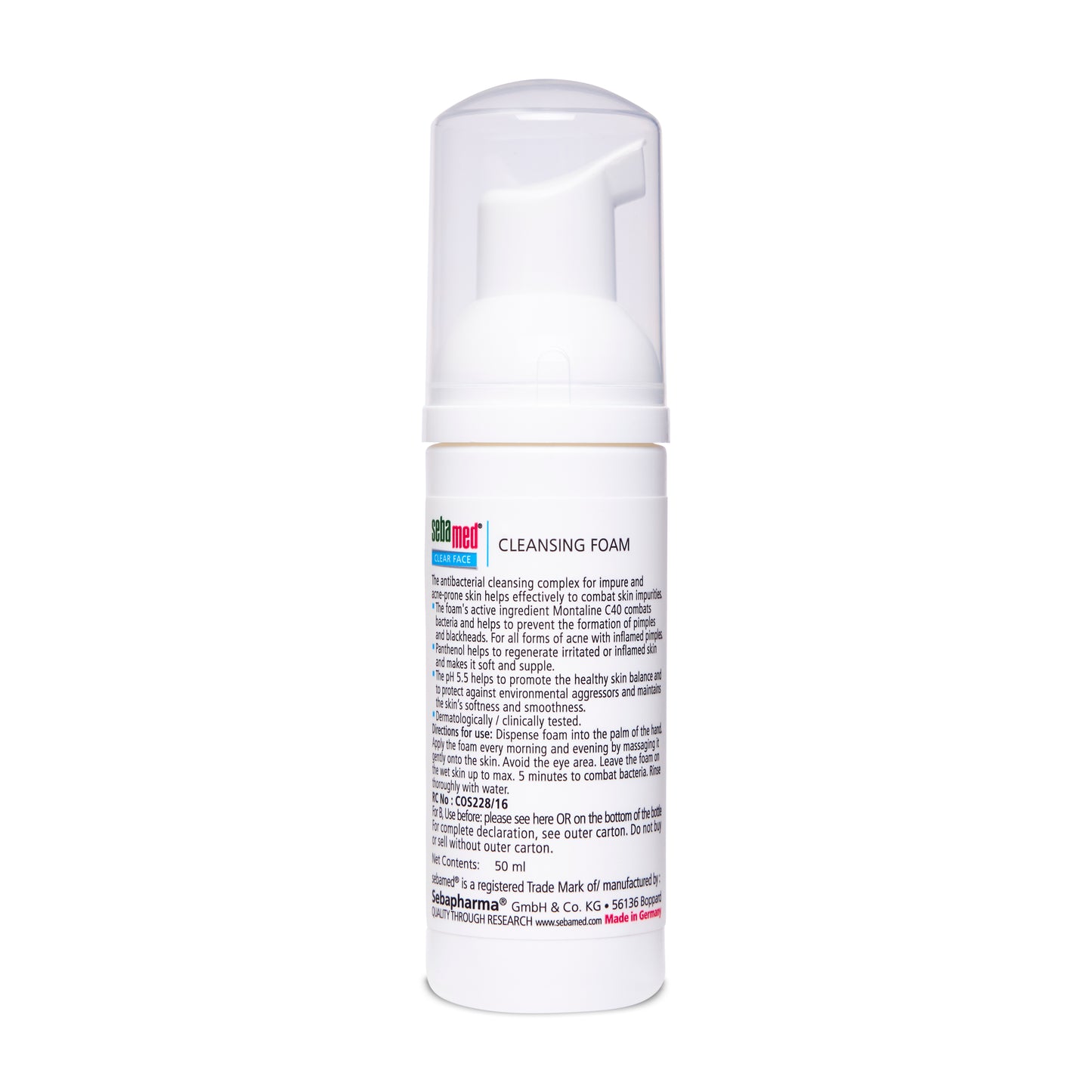 Clear Face Foam 50ml