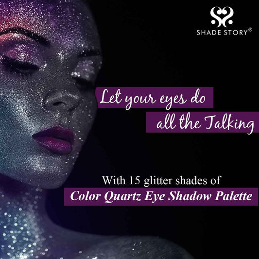 Color Quartz Eye Shadow Palette - 45 gm