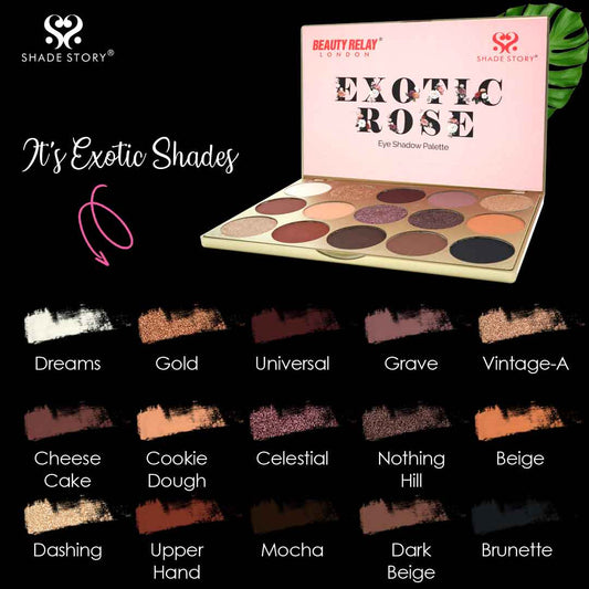Exotic Rose Eye Shadow Palette - 45 gm