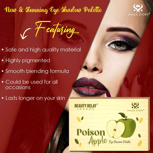 Poison Apple Eye Shadow Palette - 45 gm