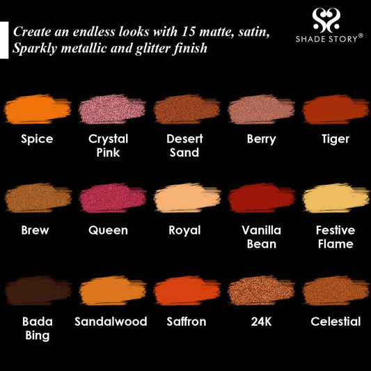 Autumn Spice Eye Shadow Palette - 45 gm