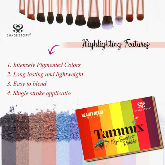Tammix Eye Shadow Palette - 45 gm