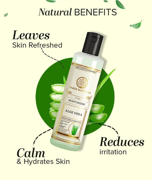 Khadi Natural Aloe Vera Moisturizer - 210ml