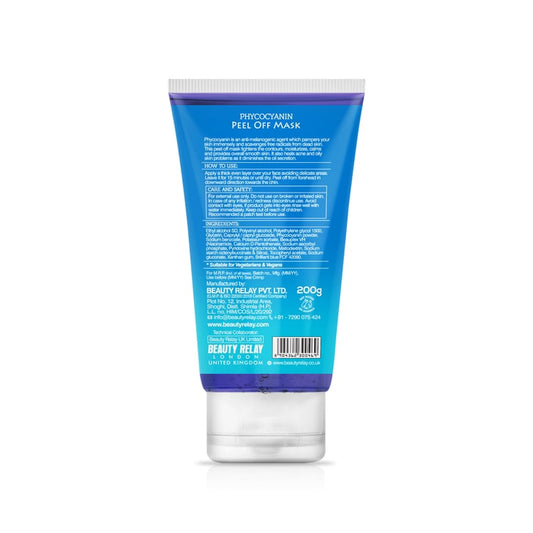 Phycocyanin Peel Off Mask With Phycocyanin Powder And Vitamin-E