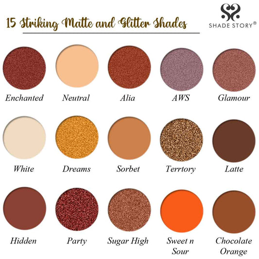 Mocha Mix Eye Shadow Palette - 45 gm