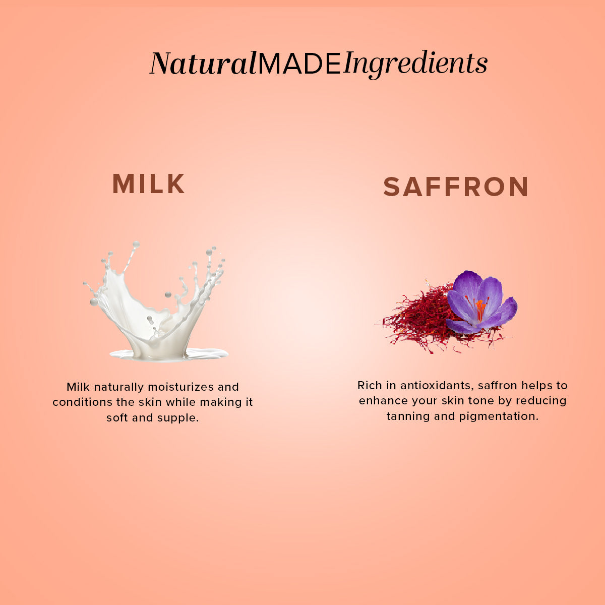 Khadi Natural Milk & Saffron Hand Cream Nourishing Care (50g)