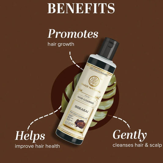Khadi Natural Shikakai Hair Cleanser - 210ml