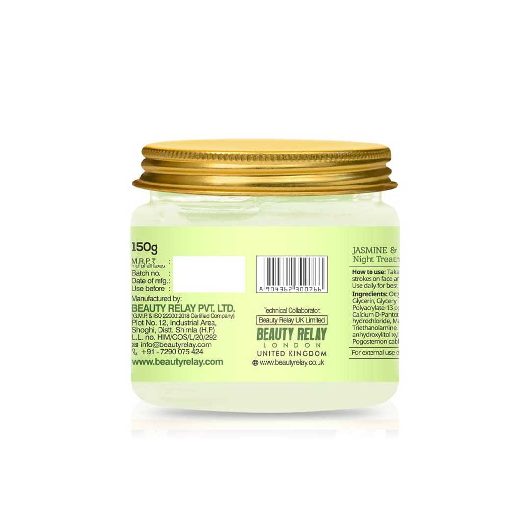 Jasmine & Patchouli Night Treatment Cream With Vitamin-E, Jasmine Oil And Patchouli Oil - 150 gm