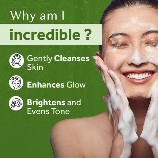 Atulya Aloe Vera Foaming Face Wash With Built In Face Brush | Soothes & Hydrates Skin | 150 ml