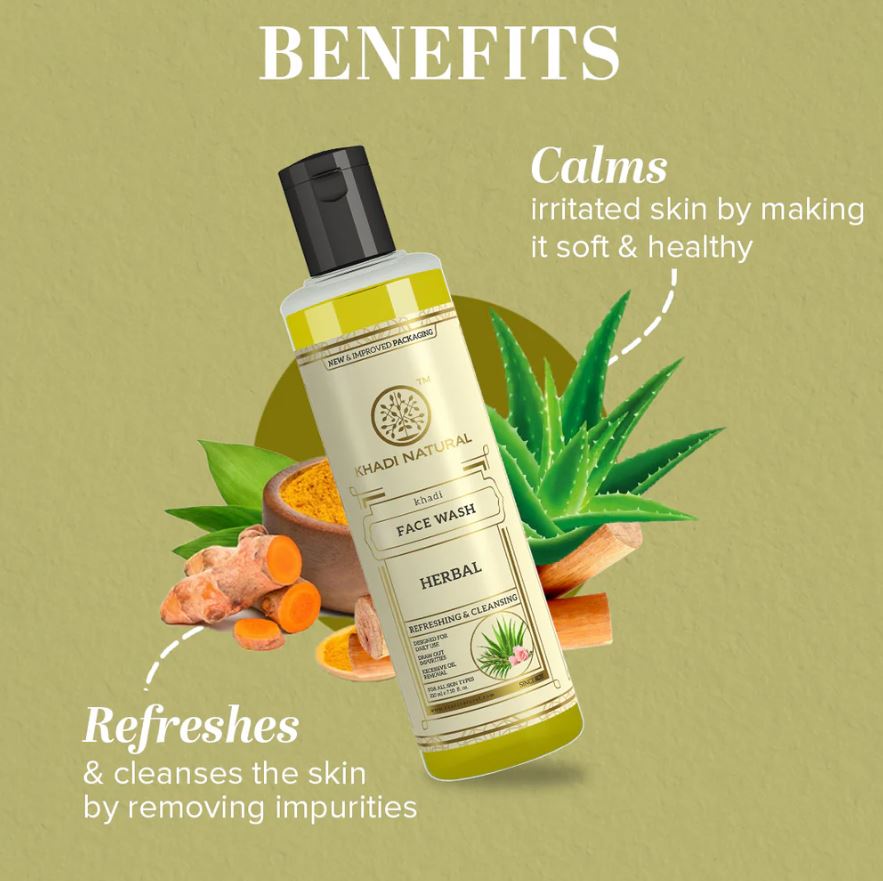 Khadi Natural Herbal Face Wash - 210ml