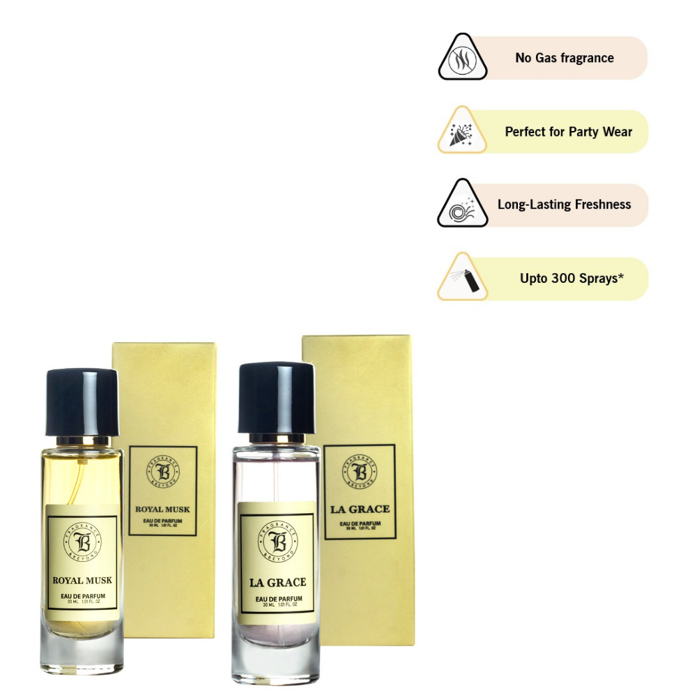 ROYAL MUSK & LA GRACE PERFUME COMBO FOR WOMEN 60ML