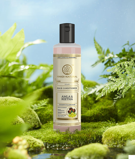 Khadi Natural Amla & Reetha Hair Conditioner Indian Gooseberry Care (210ml)