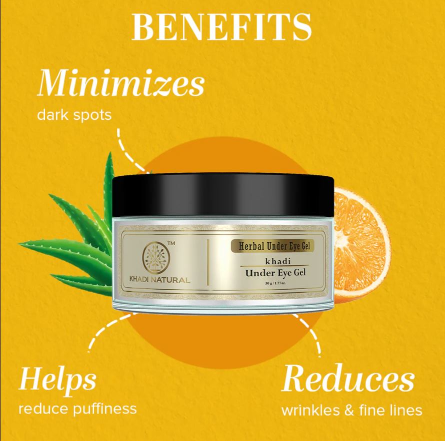 Khadi Natural Under Eye Gel - 50gm