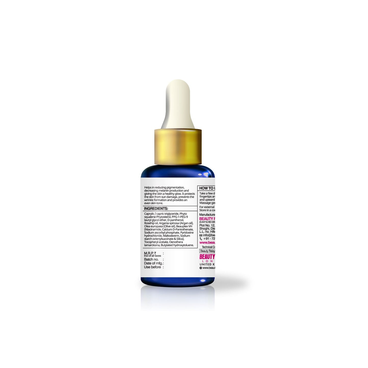 Shuiqi Anti Pigmentation Oil With Olive Oil, Argon Oil, Rosehip Oil, Vitamin-E And Evening Primrose