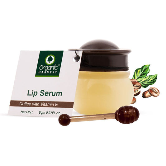 Lip Serum Coffee With Vitamin E, Naturally Brightens & Softens the Dark Lips, Soft & Plumped Lips For Men & Women, Best for Dry & Chapped Lips, 100%