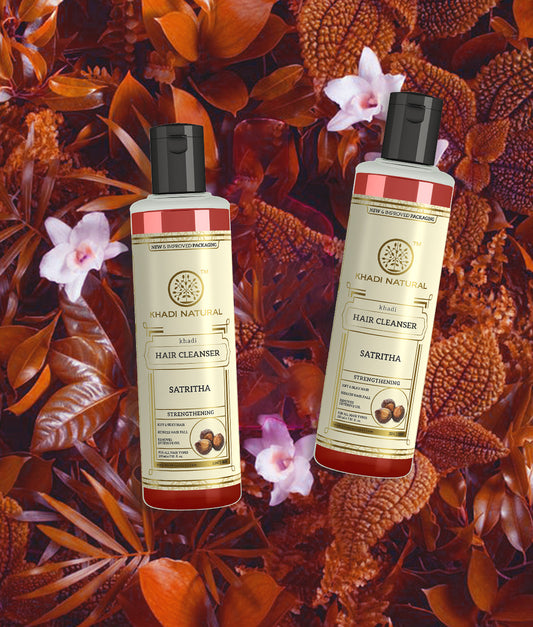 Khadi Natural Herbal Satritha Cleanser Shampoo (210ml)