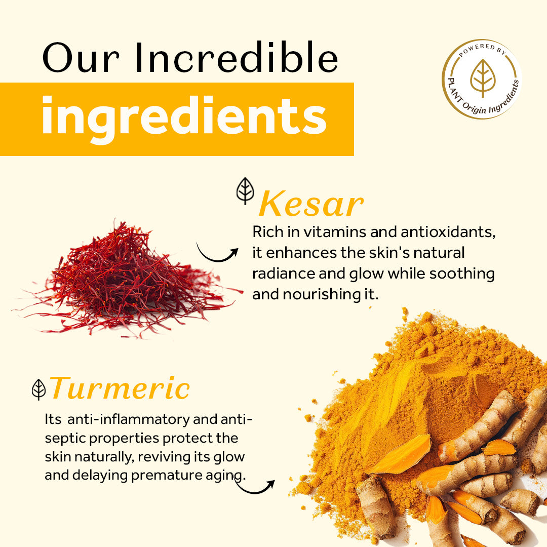 Atulya Vedic Ubtan Foaming Face Wash With In Built Brush | Deep Cleansing & Glow Boost | 150 ml