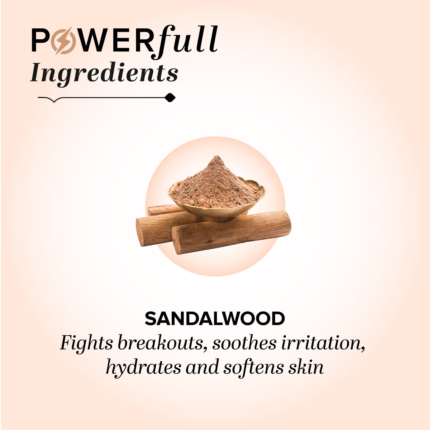 Khadi Natural Sandalwood Soap Gentle Cleansing Pack of 5 (5×125g)