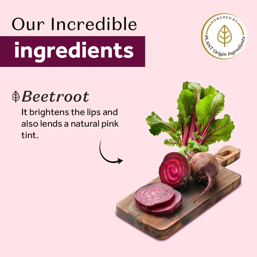 Atulya Beetroot Lip Balm | Softening and Hydrating - 5gm