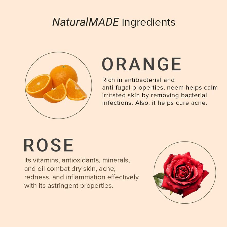 Khadi Natural Rose & Orange Face Pack - 50gm