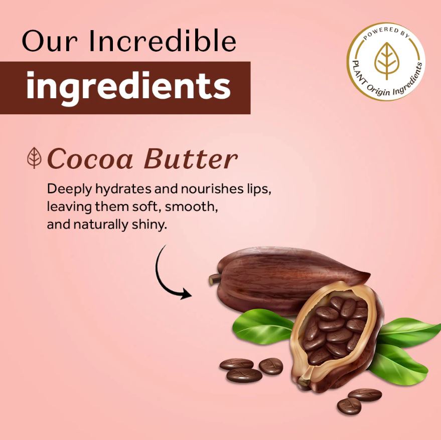 Atulya Lip Balm Cocoa Butter |Tinted and Shining Lips 5gm