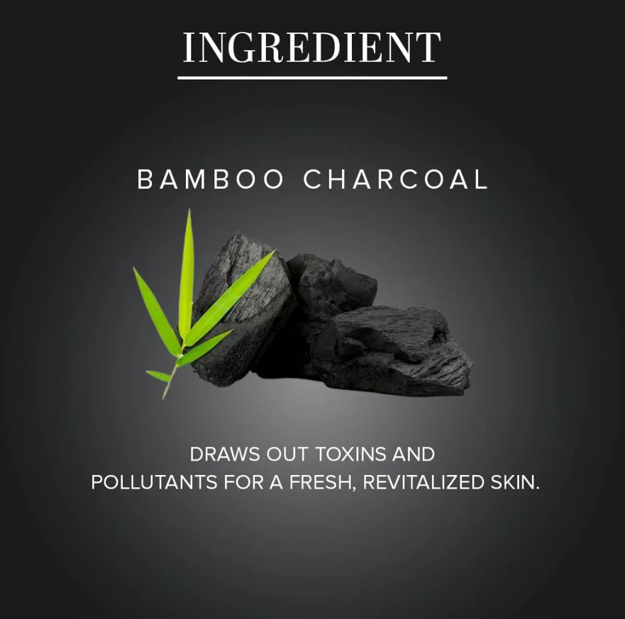 Khadi Natural Activated Bamboo Charcoal Foaming Face Wash with In- Built Face Brush - 150ml