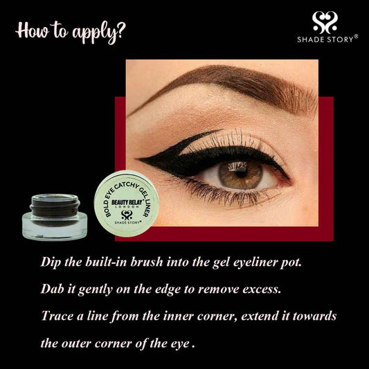 Bold Eye Catchy Gel Liner - 3 gm