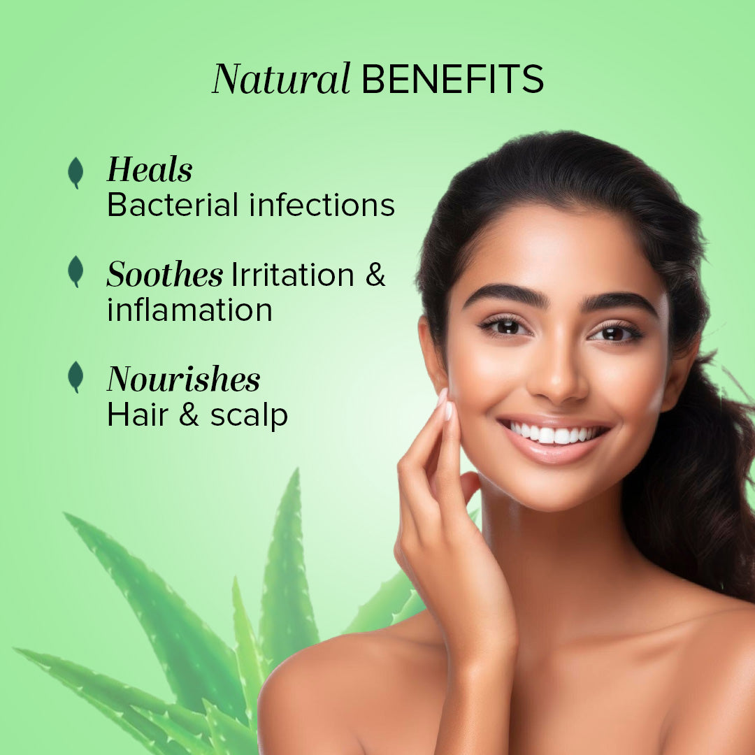 Khadi Natural Ayurvedic Aloe Vera Gel Moisturizing Dead Skin Removal Natural Glow (200g)