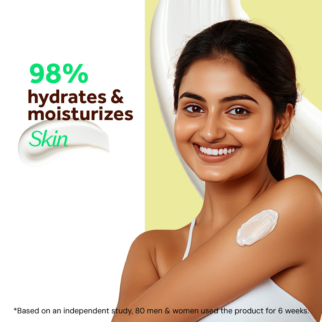 Atulya Royal Vanilla Body Lotion Enriched With Lactic Acid | Smooth Skin, Nourishing Feel | Non-Greasy Formula | For all skin types | 400 ml