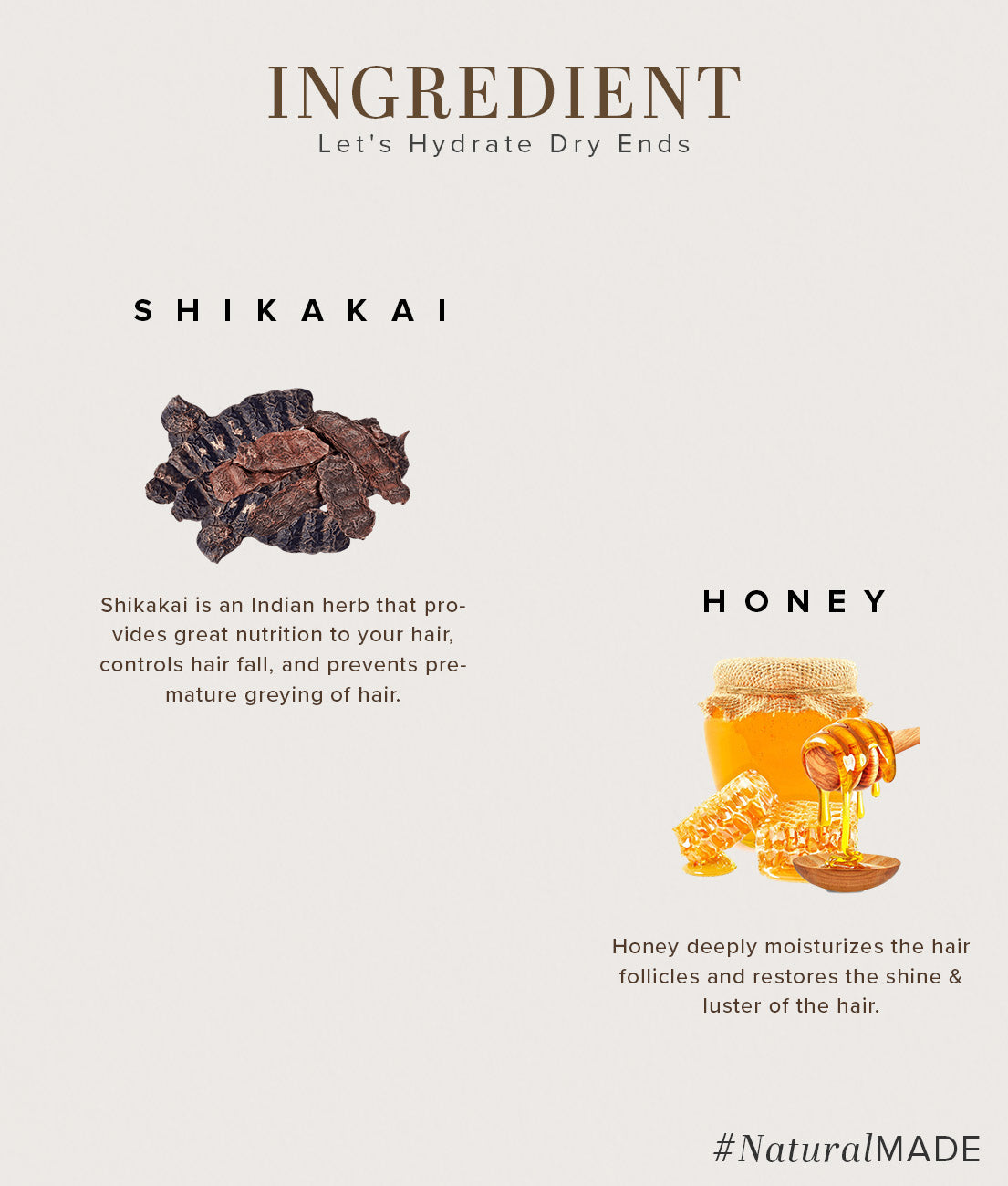 Khadi Natural Organic Shikakai & Honey Conditioner SLS-Paraben Free (210ml)