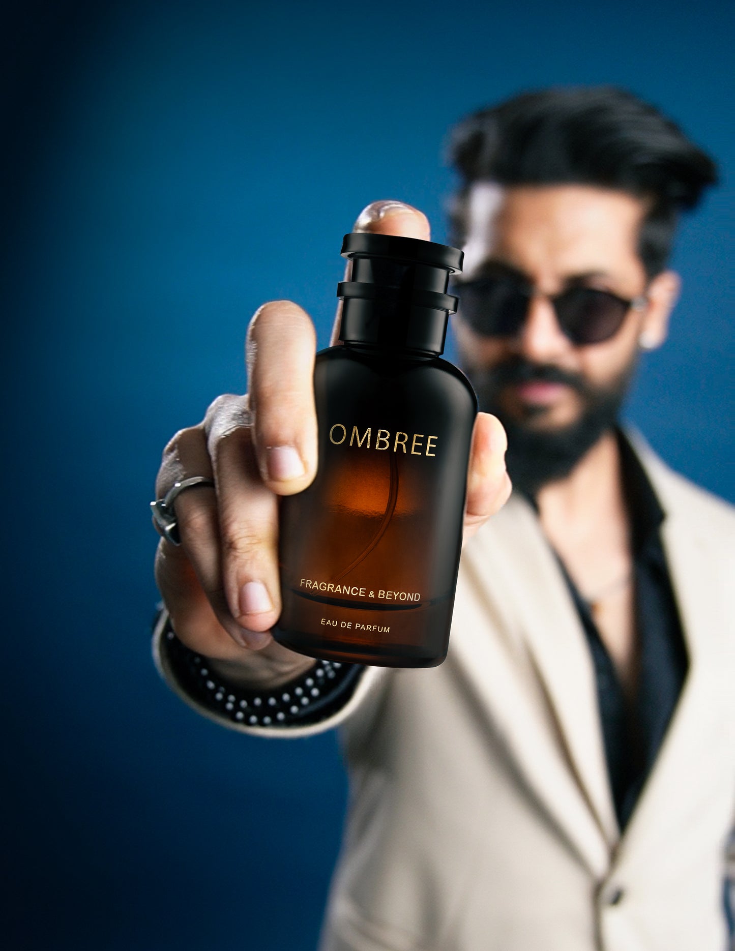 Ombree Eau De Parfum For Men 100ml | Oriental Oud | Best Luxurious Perfume Spray for Men | Intense and Long Lasting Fragrance | Best Gift for Him | Amber, Rose, Geranium, Agarwood, Leathery