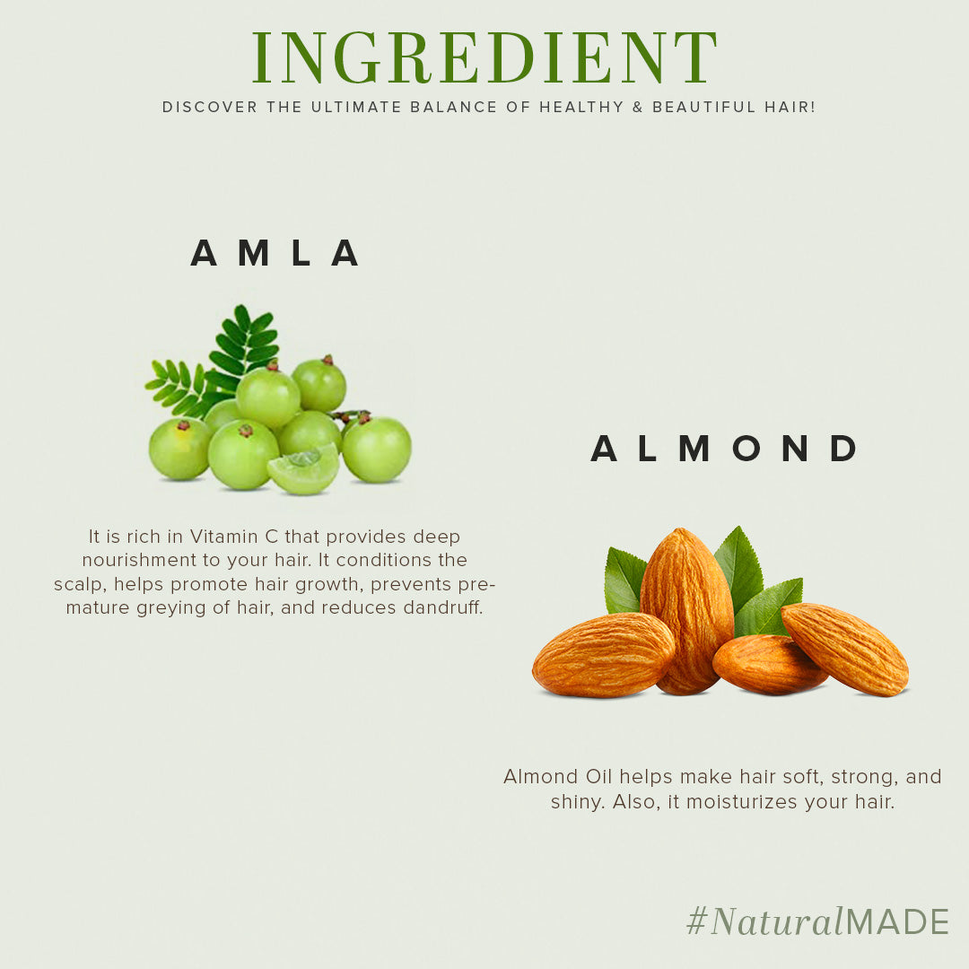 Khadi Natural Herbal Hair Serum SLS & Paraben Free Anti-Dandruff Damage Repair (50ml)