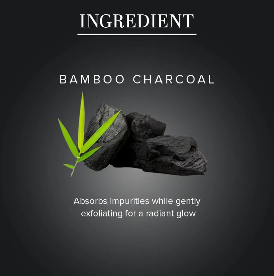Khadi Natural Activated Bamboo Charcoal Face Scrub - 100gm