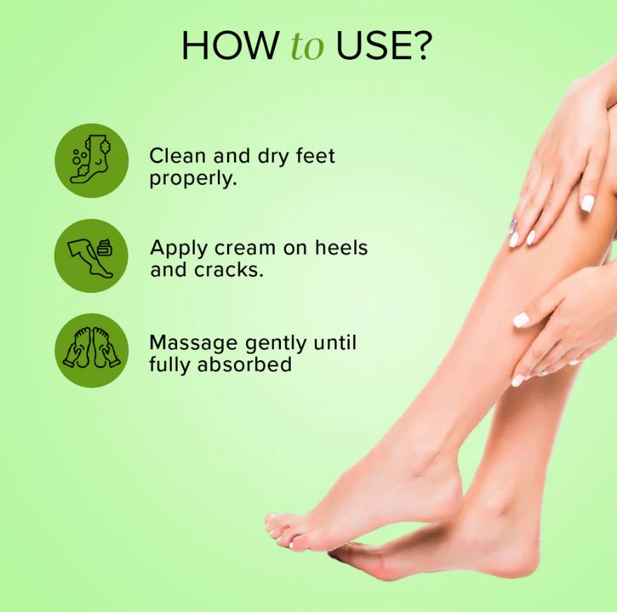 Khadi Natural Jasmine & Green Tea Foot Crack Cream - With Sheabutter - 50gm