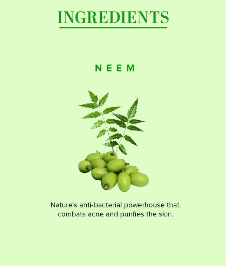 Khadi Natural Neem Face Wash SLS & Paraben Free - 100gm