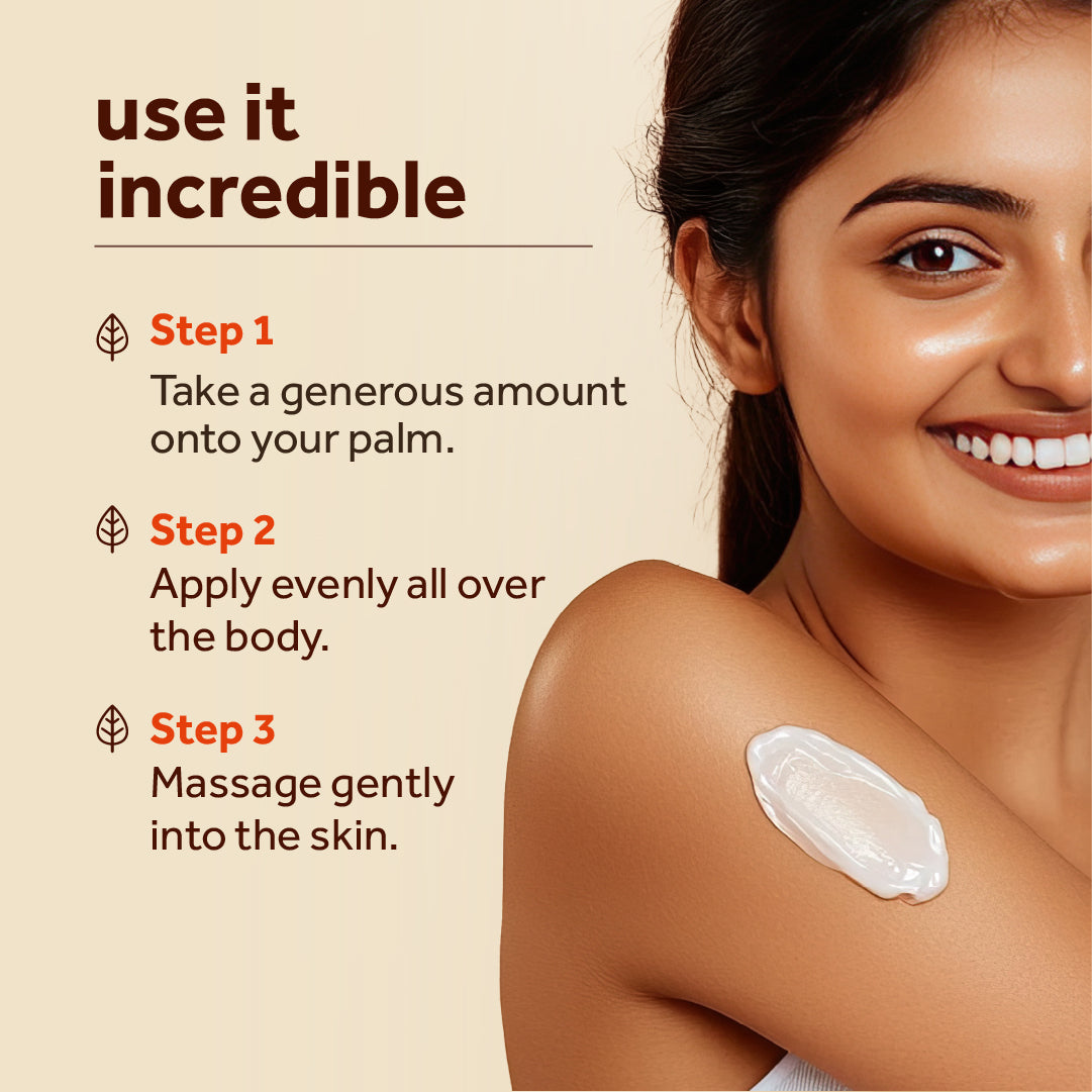 Atulya Ultra Shea Body Lotion Enriched With Vitamin E | Deep Moisture, Soft Skin | Non-Sticky Formula | For all skin types | 400 ml