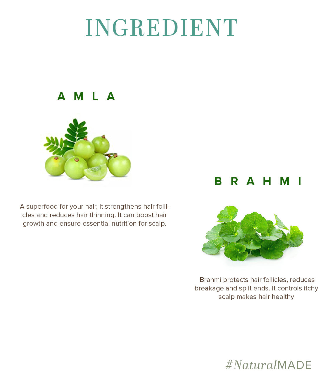 Khadi Natural Amla & Brahmi Hair Oil Strengthens Roots Adds Volume (210ml)