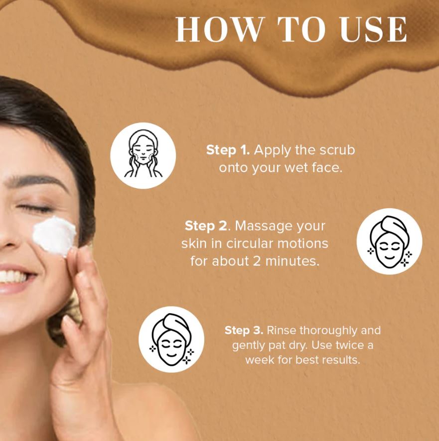 Khadi Natural Almond & Honey Exfoliating Facial Scrub - 100gm