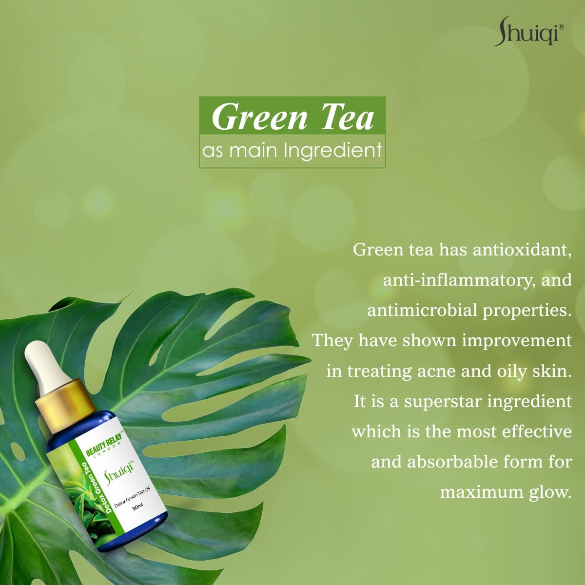 Shuiqi Detox Green Tea Oil