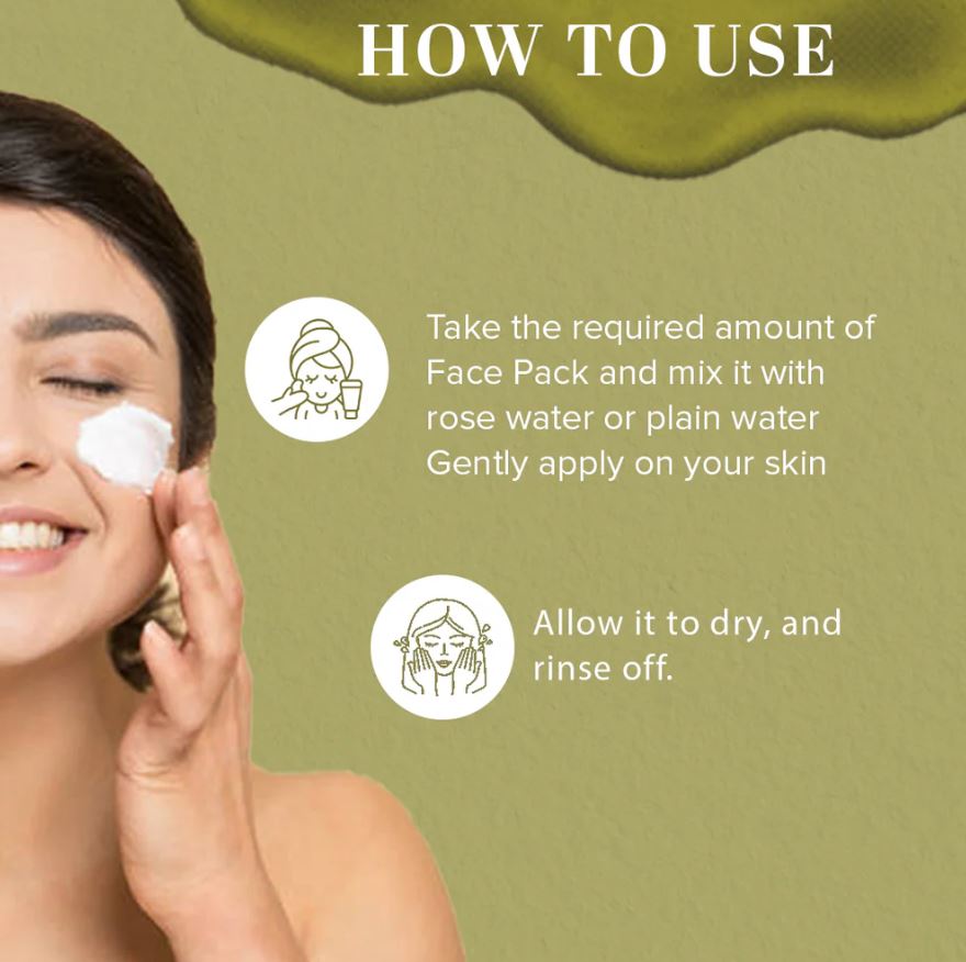 Khadi Natural Gold Thermo Herb For Skin Tightning Face Pack - 100gm