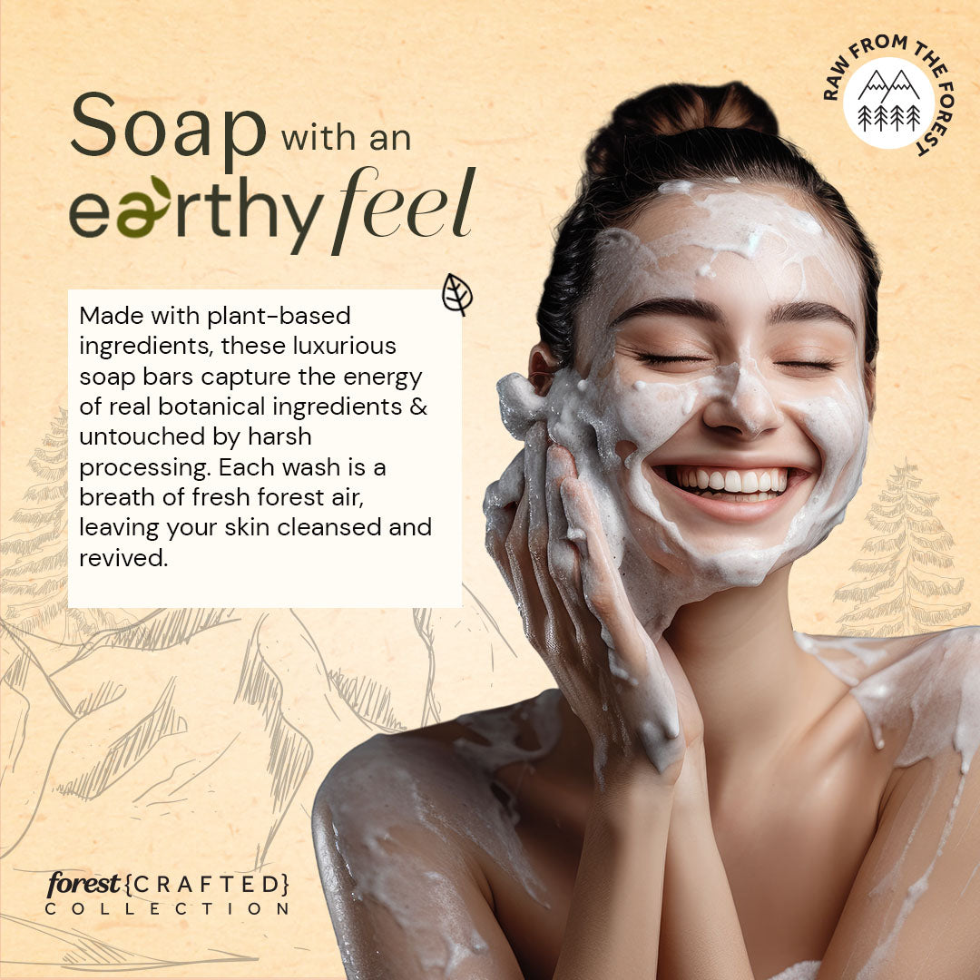 Atulya Goat Milk & Honey Soap | Nourishes Skin, Softens Texture | SLS & Paraben Free | For all skin types | 125 gm